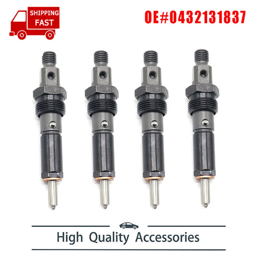 4 new Fuel Connectors 0432131837 for Dodge 5.9L 6BT Diesel Engines