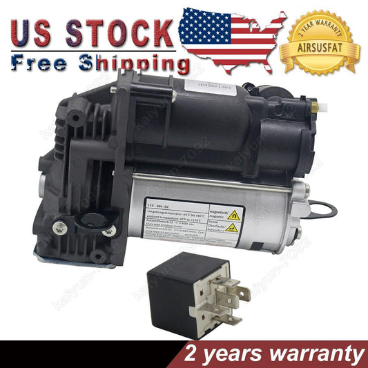 for Mercedes ML GL Class W164 GL450 GL350 X164 Air Suspension Compressor Pump US