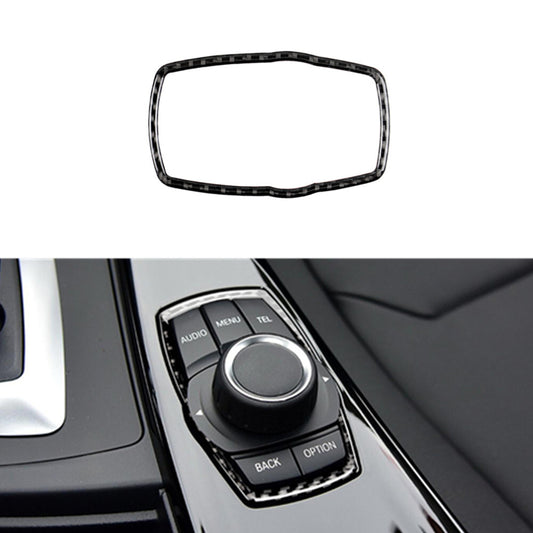 Carbon Fiber Inner Multmedia Frame Trim Cover for BMW 3 Series F30 2013-2019