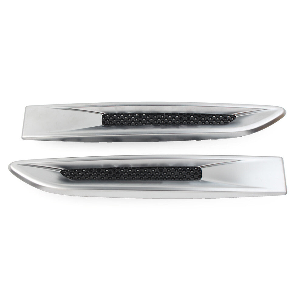 Pair Side Fender Air wing Vent Cover Trim for Jaguar XE F-Pace XF X260 2016-2021