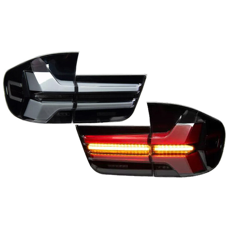 4Pcs for BMW X5 E70 2007-2013 DRL LED Rear Tail Light Brake Stop Lamp Black