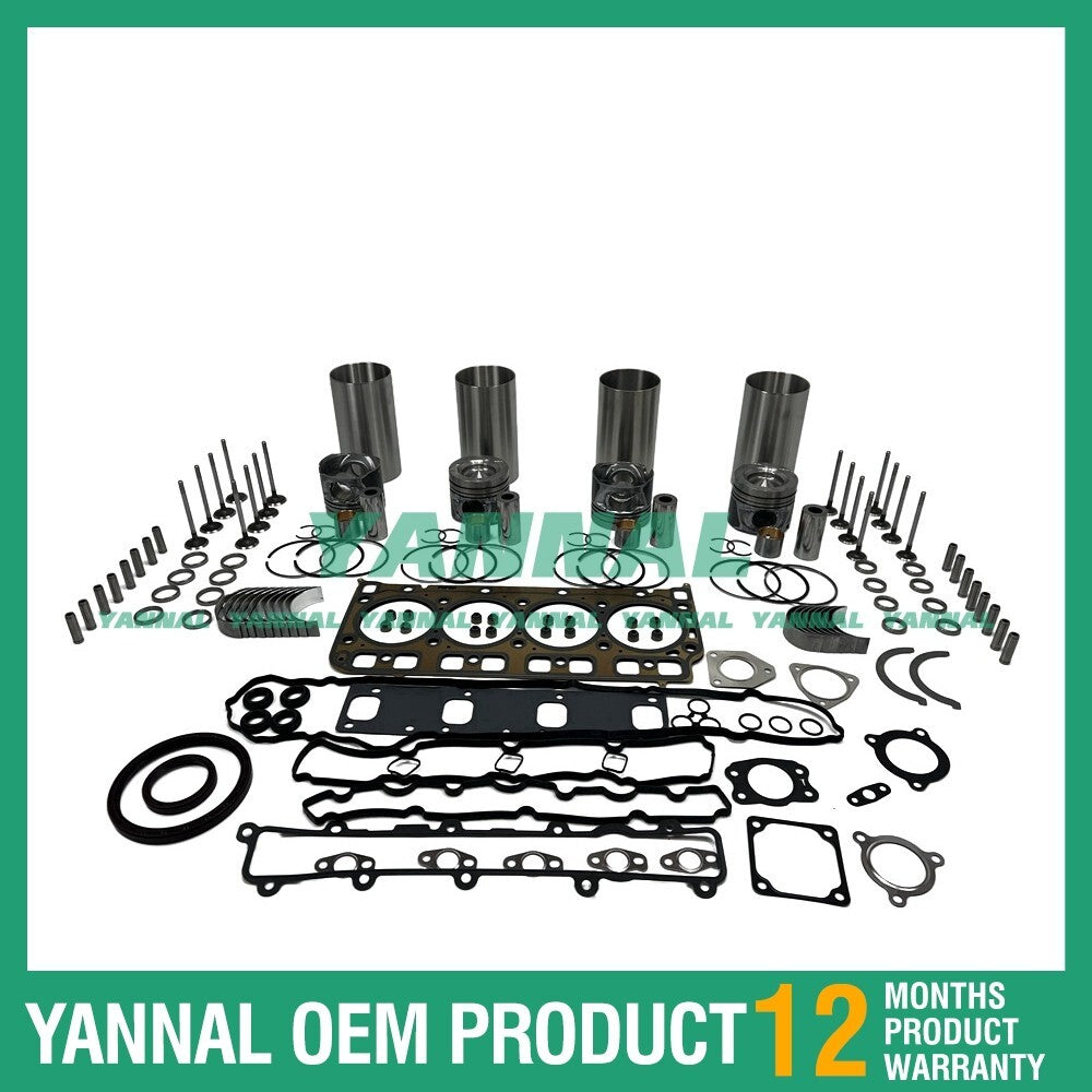 Suitable for Doosan D34 engine overhaul and rebuild kit with full Gakset bearing valves