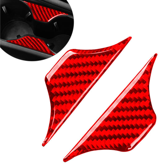 Carbon Fiber Water Cup Holder Cover Trim for Hyundai for Veloster JS N 2019-2023 21