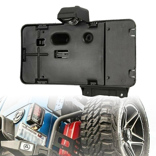 for Jeep for Wrangler Jk 2007- 2017 2018 Car Rear License Plate Tag Bracket Light