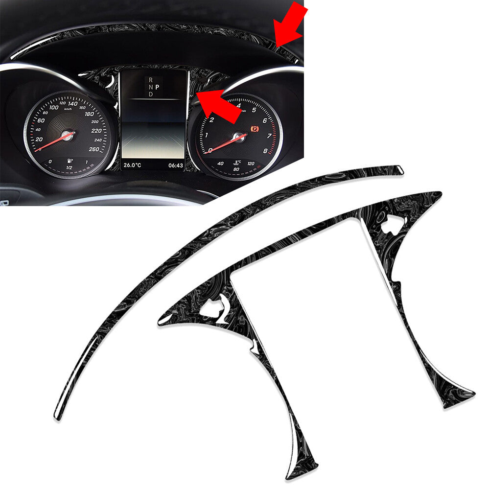 Speedometer Panel Cover Trim for Benz C GLC Class W205 X253 2015-2021 2020