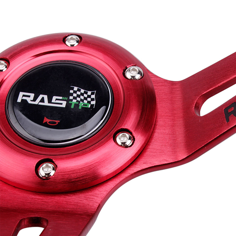 Aluminum 14 350mm Deep Dish Drifting Sport Steering Wheel Racing W/Horn Button