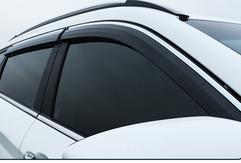 for Hyundai Palisade 2020-2024 Steel Chrome Window Visor Shades Sun Rain Guard