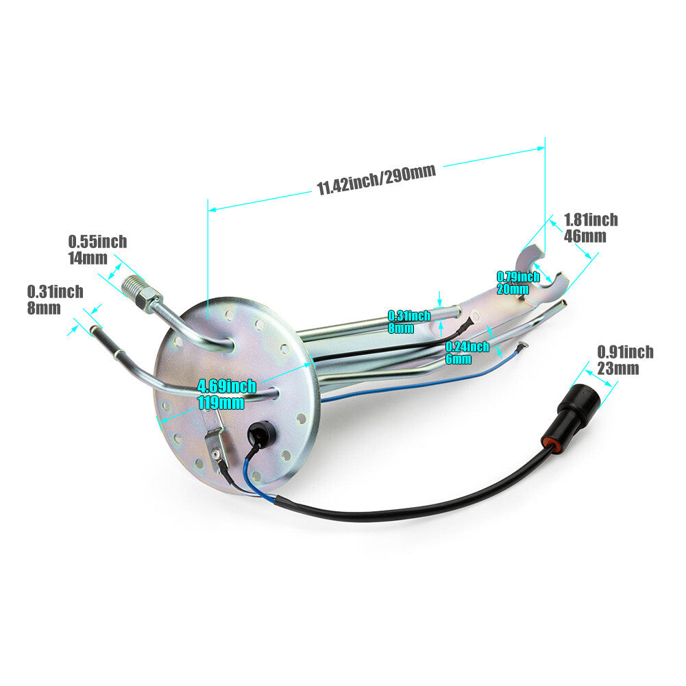 23206-35121 Fuel pump hanger pipe assembly suitable for Toyota pickup truck 86-92 4Runner.