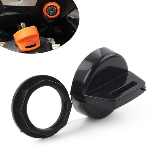 Black Ignition Key Cover w/Nut for Polaris RZR XP 800-1000 Ranger Sportsman
