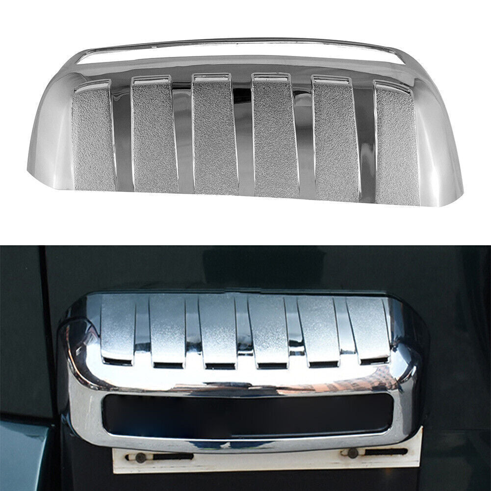 Rear Trunk License Plate Cover Trim Chromed for Toyota LC Prado FJ120 2003-2009