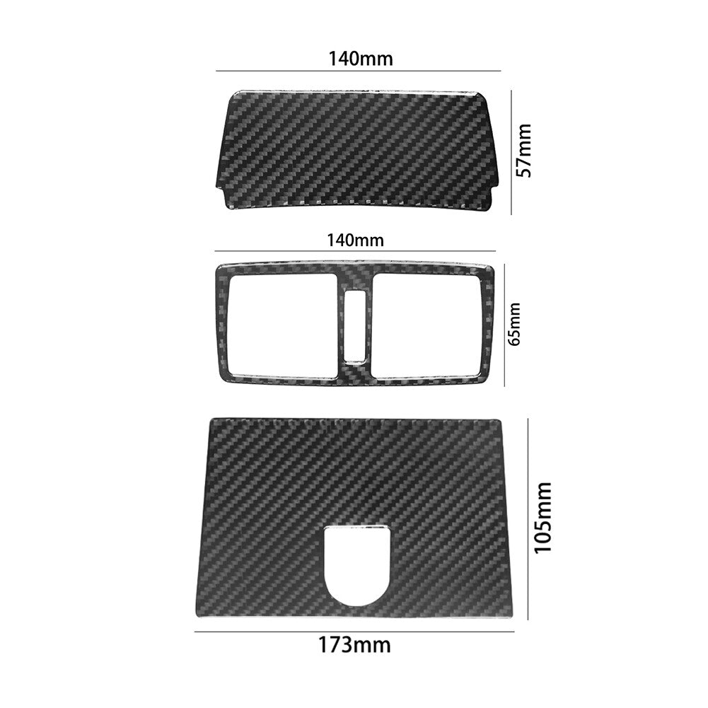 3X Carbon Fiber Rear Air Vent Panel for Mercedes G-Class G350/G500 2013-2018