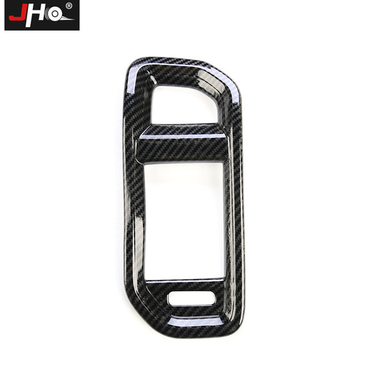ABS Carbon Fiber Side Air Vent Outlet Cover Frame Decor for Dodge for Ram 1500
