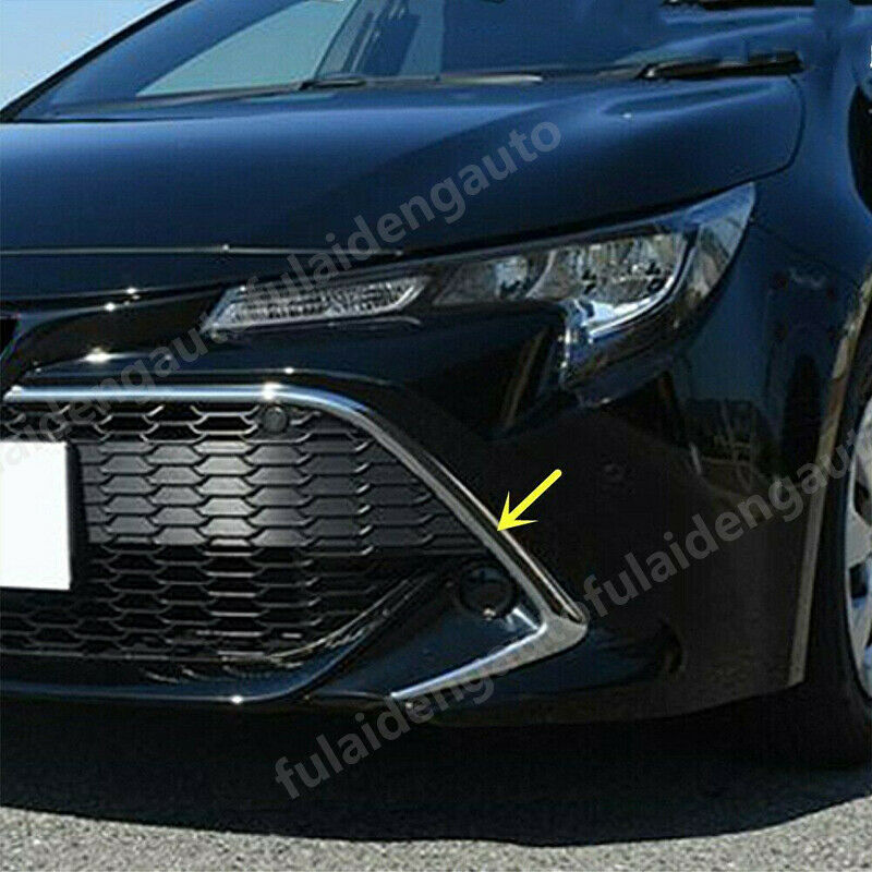 for Toyota for Corolla Hatchback 2019-22 Chrome Front Grille Grill Decor Cover Trim