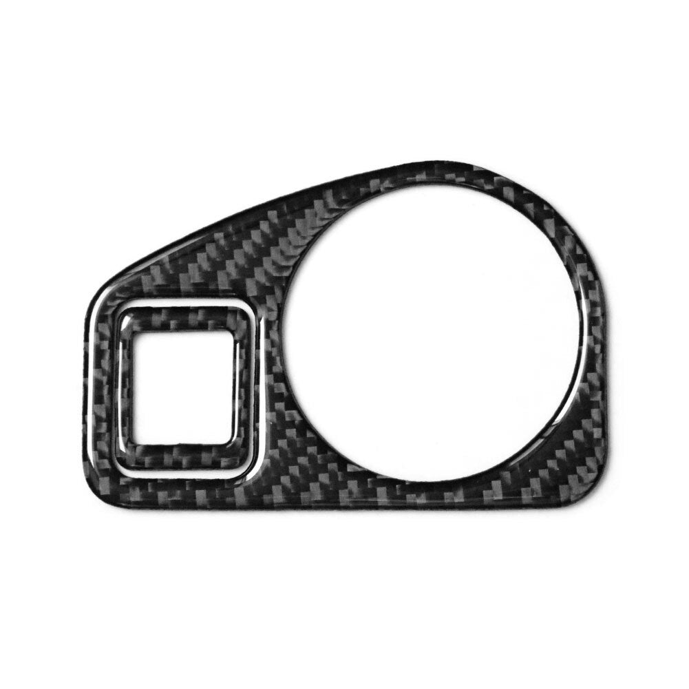 Carbon Fiber Inner Front Headlight Switch Cover Trim for VW for Golf MK7 2013-2019
