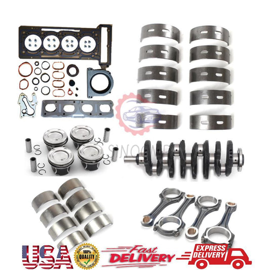 M270 Engine Rebuild Kit w/ Pistons Rings Connecting Rod for Mercedes-Benz W205