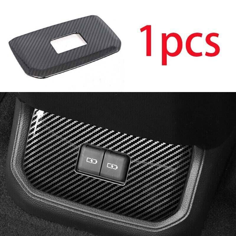 2020-24 Rear USB Socket Control Panel for Toyota Highlander Carbon Fiber Look 1P
