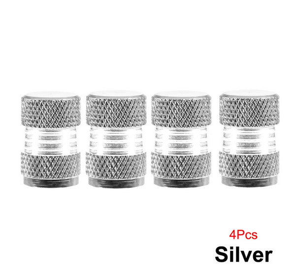 4-piece car tire valve cover rod air dust cover black bullet for Mazda and for Kia