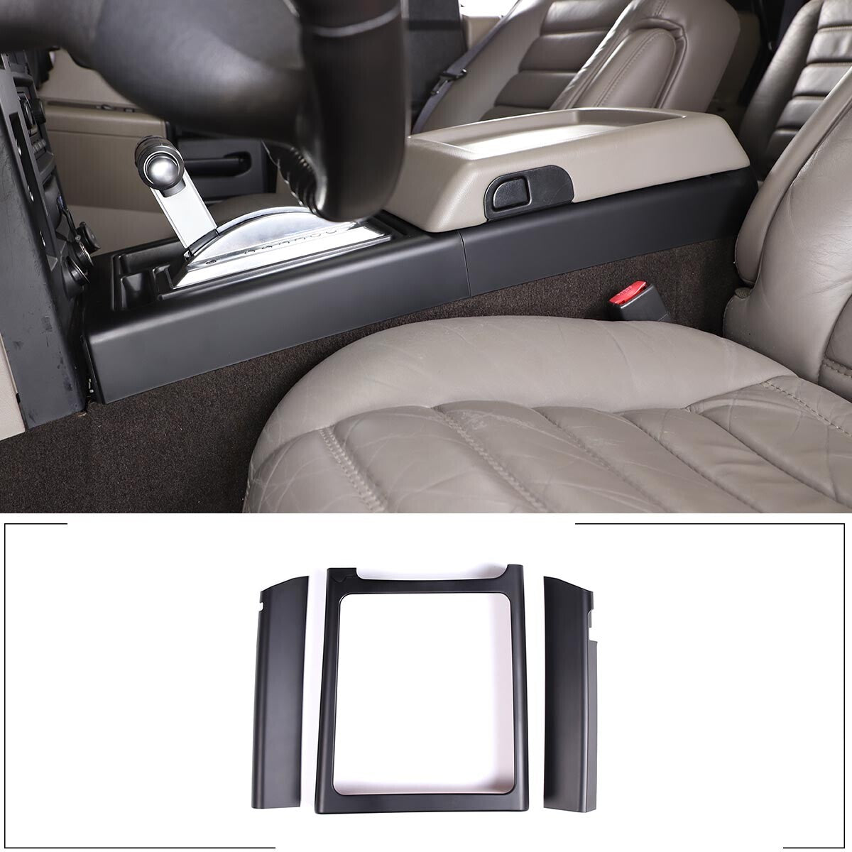 4-Piece ABS Side Turn Signal Smoke Cover Decoration for Hummer H2 (2003-2009)