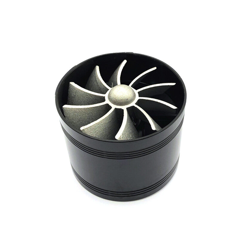 American automotive intake turbocharger single fan engine fuel-saving charger aluminum