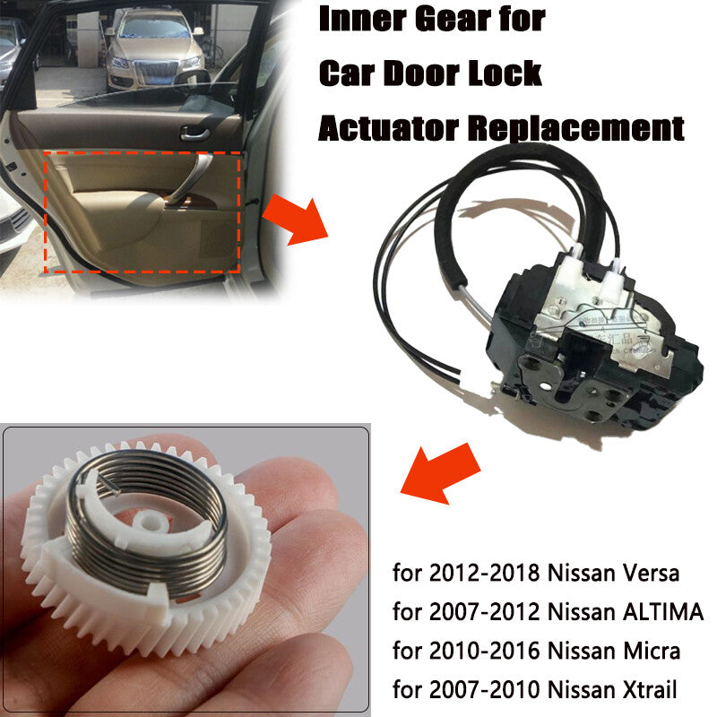 The central door lock actuator gear is suitable for 2008-2015 for Nissan Rogue and 2009-2019 for Nissan Cube.