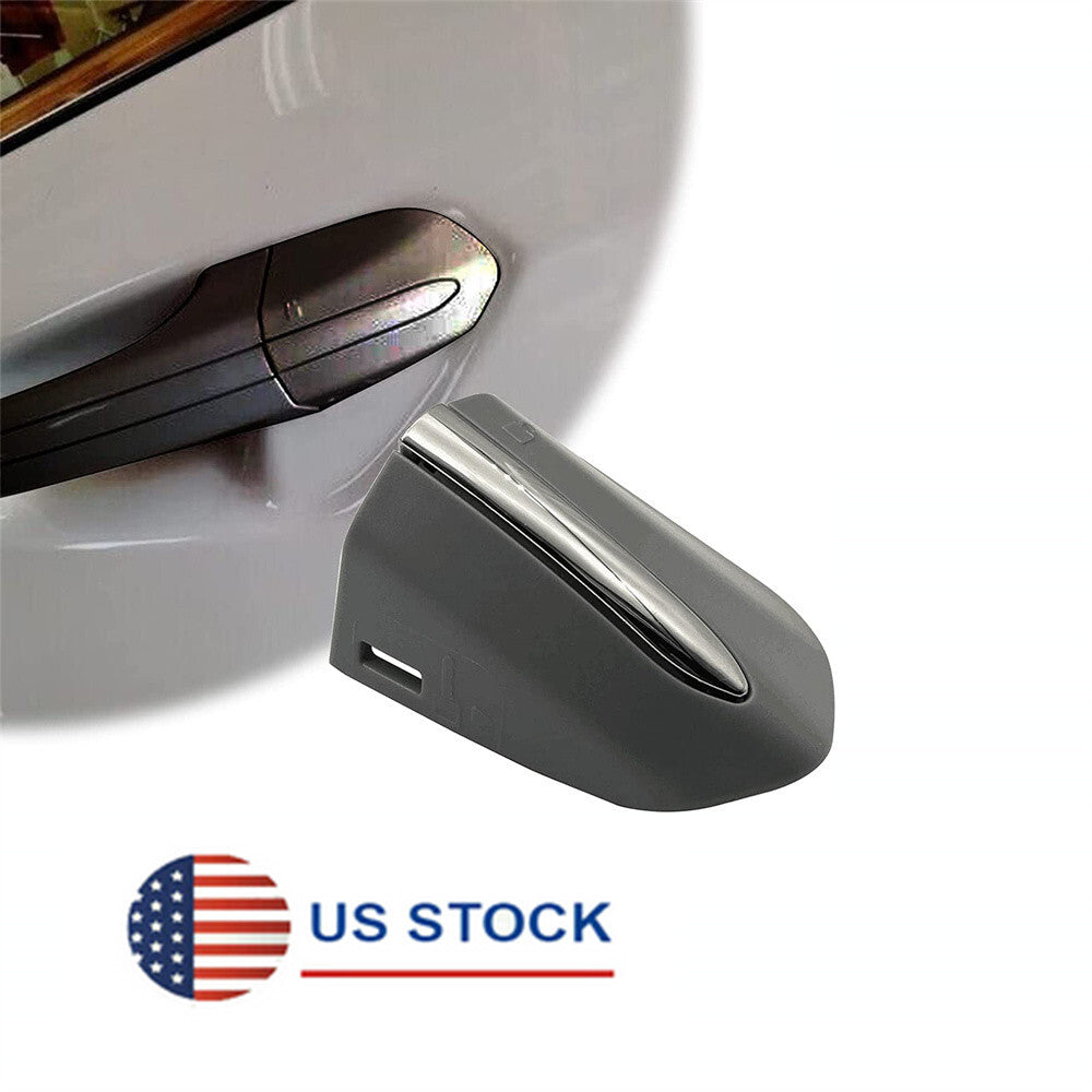 For 2013-20 for Ford Fusion Exterior Left Driver Door Handle Key Bezel Cover Chrome