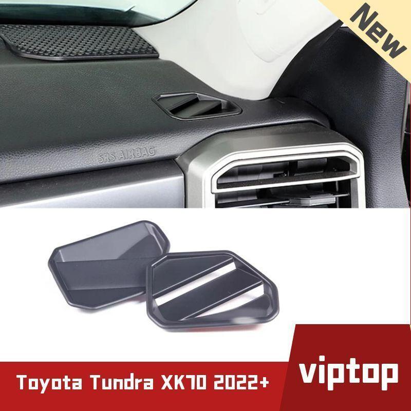 for Toyota Tundra/Sequoia 22-23 Dashboard Side Small Air Vent Cover Matte Black