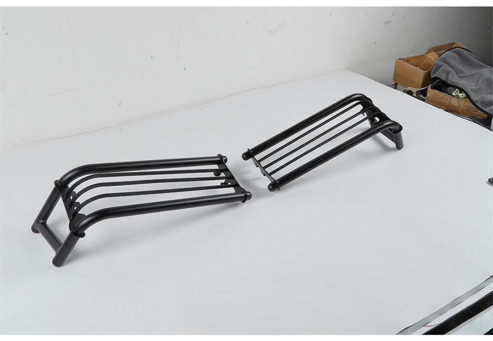 2¡ÁAlloy Black Rear Taillight Lamp Protector Guard Cover for Suzuki for Jimny 2019-23