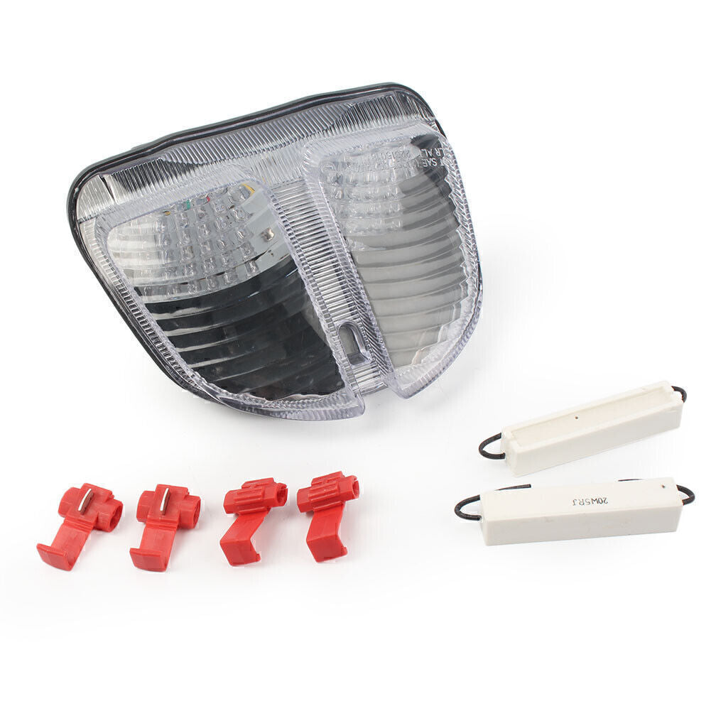 Clear LED Tail Turn Signals Integrated Light Fit for SUZUKI GSXR 600 750 2005-2007