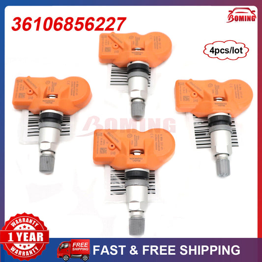 New 4X Tire Pressure Sensor (TPMS) for BMW X5, X3, Z4, for Mini Cooper , 433MHz, 36106856227