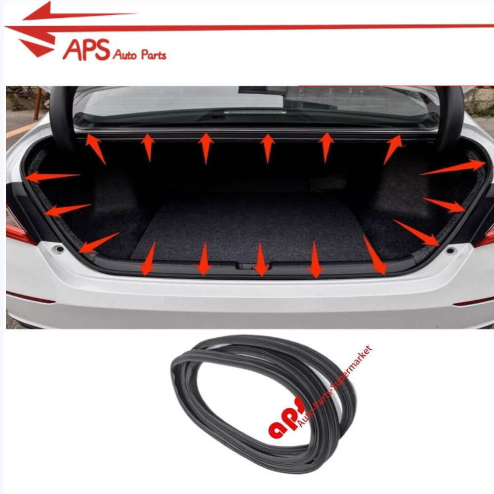 Weatherstrip trunk lid rubber seal fits 2008-2012 for Honda Accord.