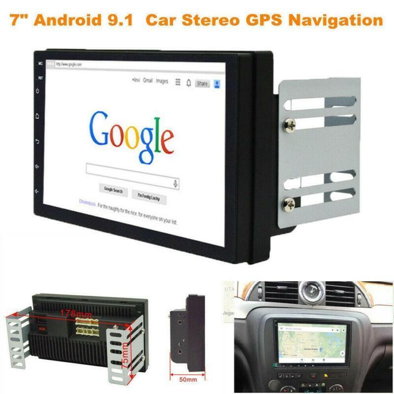 7 Android 9.1 Quad-core Car Stereo GPS Navigation Radio Dash Player 2 Din WIFI