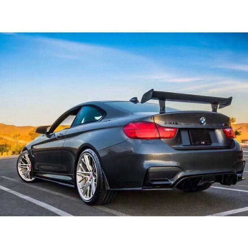 Carbon fiber rear boiler lip for BMW 1M M3 E82 E87 E90 E92 E93 F30 F10 GTS