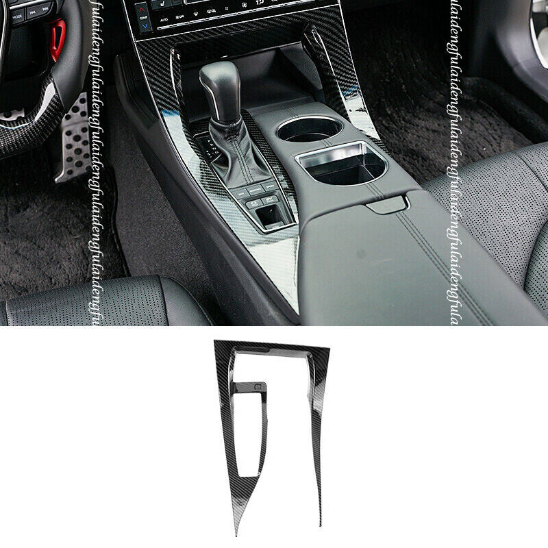 for Toyota for Avalon 2019-2022 Carbon fiber central console Gear shift panel cover
