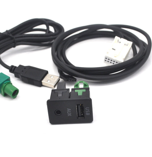 USB AUX Port for BMW E87 E88 E90 E91 E92 E93 F07 F10 F11 F06 F12 F13 x3 X5 X6 Z4