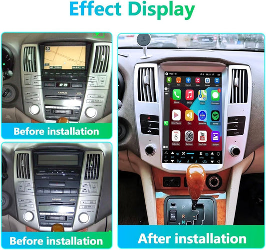 for Lexus RX330 RX300 RX350 RX400 2004-2008 12.8 Car Radio GPS Carplay Stereo