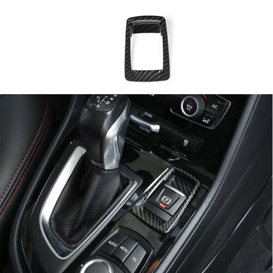 Shifter Hand Brake ABS Carbon Fiber Cover Trim for BMW 2 Series Touring 15-2019