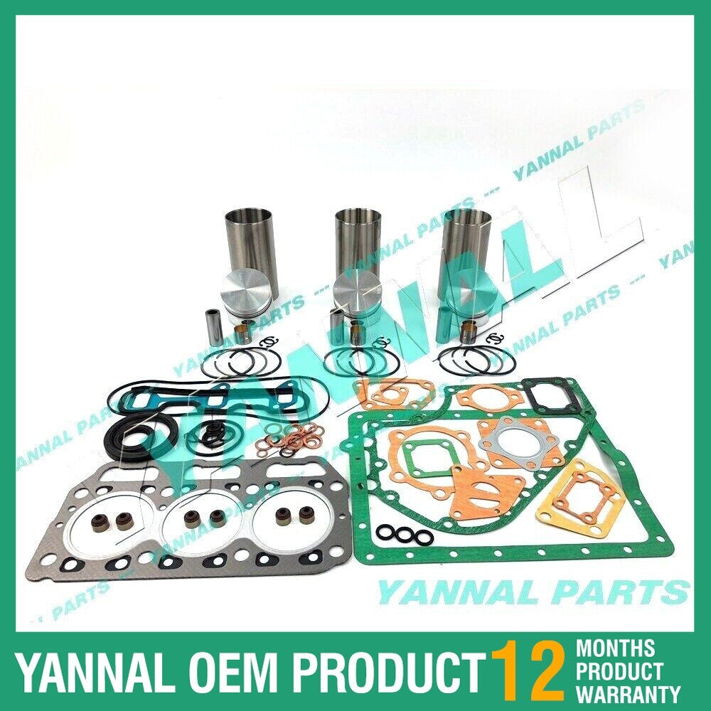new Yanmar 3T72 3T72HL overhaul and rebuild kit piston 121450-22020