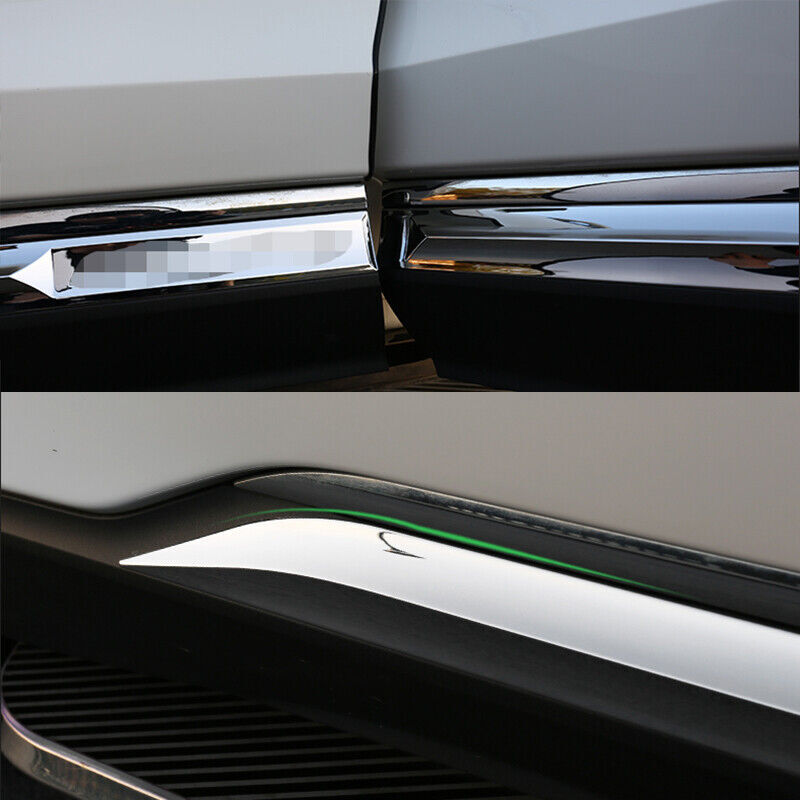 4for Ford Edge 2015-2020 Chrome Door Body Side Molding Cover Anticollision Trim