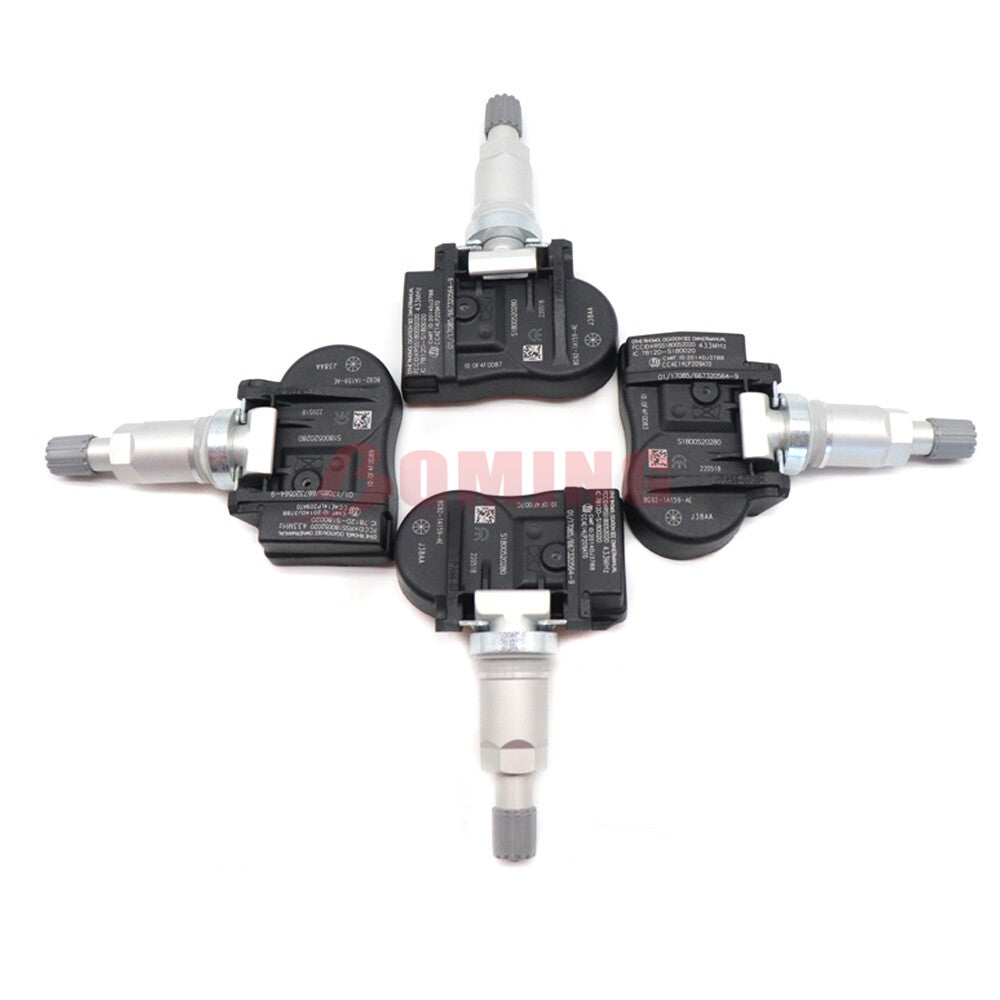 4-pack TPMS tire pressure sensors for Volvo S60, S80, V60, XC70 433MHz 8G92-1A159-AE