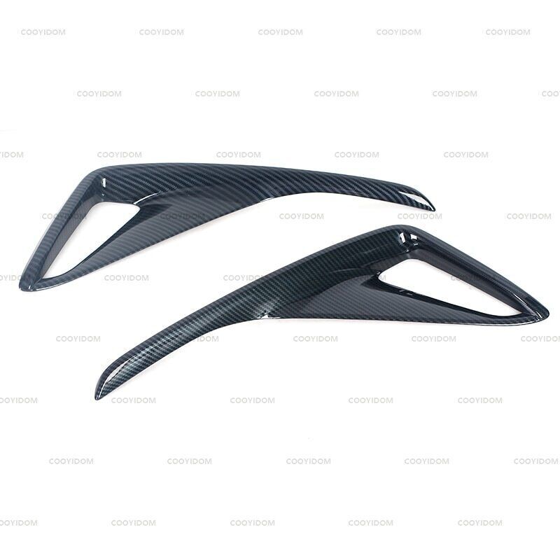 Rear Fog Lamp Bumper Light Cover Trim Carbon Fiber for Toyota C-HR CHR 2018-2022