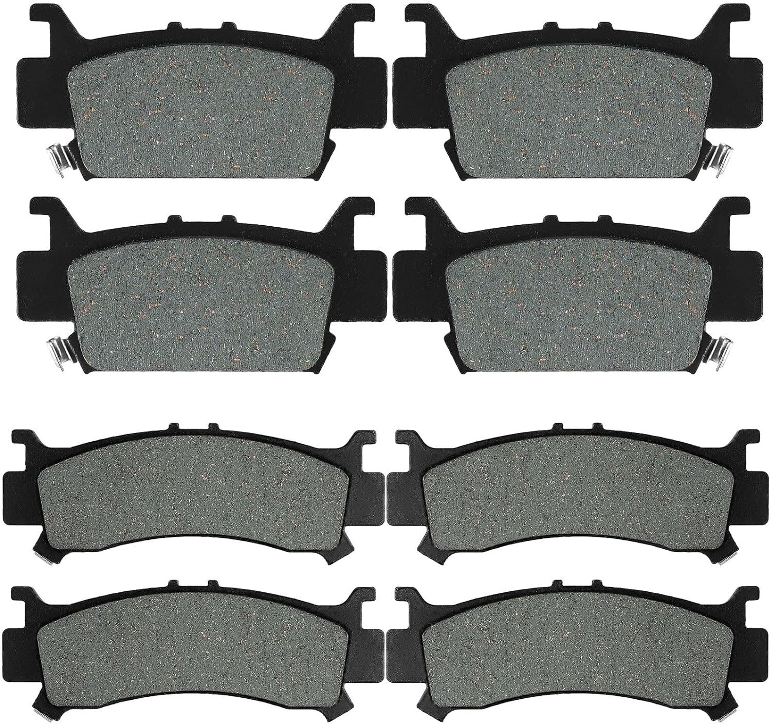 Brake Pad Kit for Honda Pioneer 1000 06451-HL4-A01 Complete Semi-Metallic