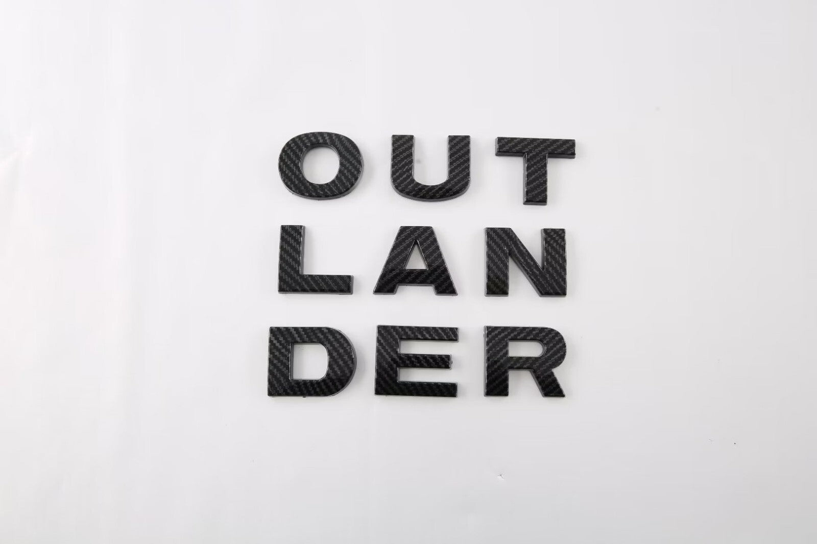 for Mitsubishi Outlander 2023 Accessories Letter Logo Emblem Decal 3D Sticker
