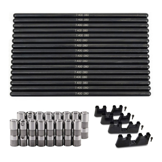 Lifters Set W/ Trays 7.400 Pushrods For LS1 LS2 LS3 LS6 LS7 LQ9 4.8 5.3 5.7 6.0L