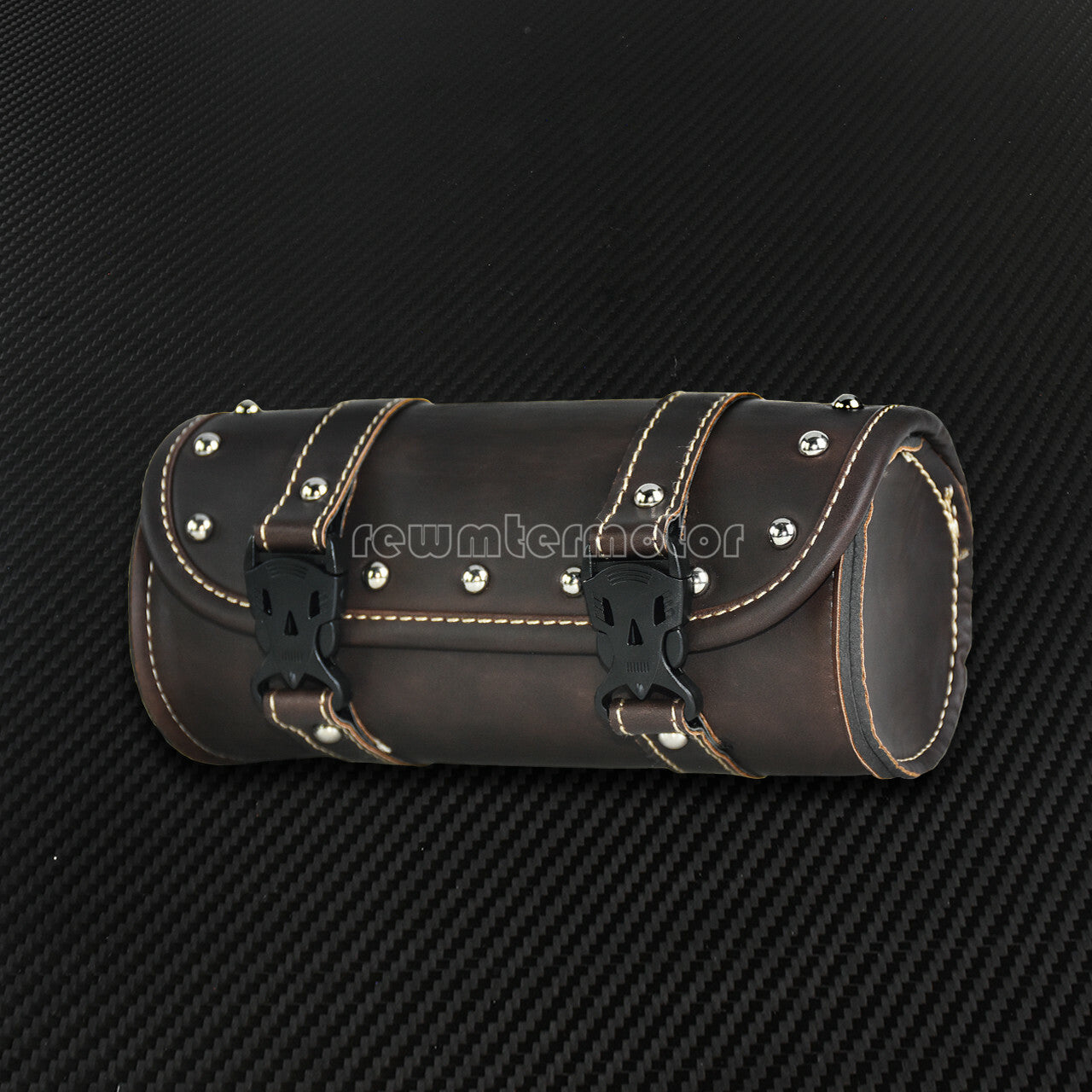 Motorcycle Saddlebag Storage Handlebar Bar Bag Roll Barrel Fit for Harley Models