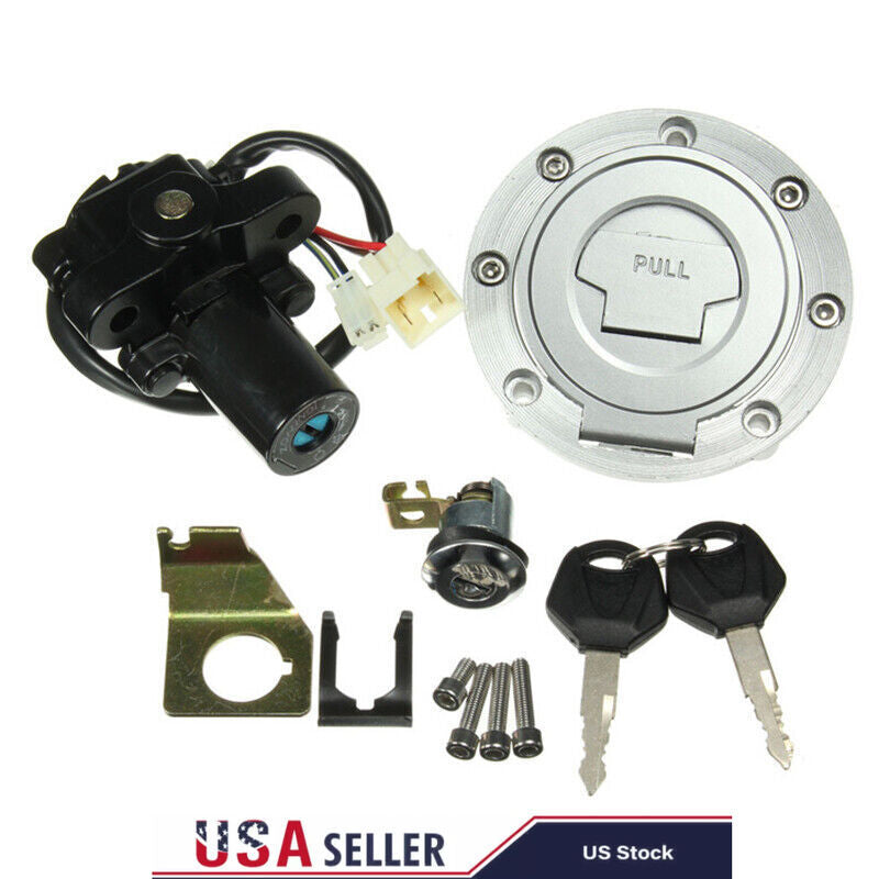 Durable Ignition Switch Fuel Gas Cap Cover for Seat LocK Key Kit For Motorcycle