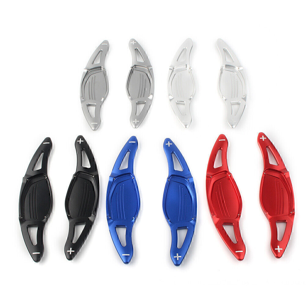 2X Car Steering Wheel Shifter Paddle Extension Fit for Audi R8 RS3 RS4 RS5 TT RS