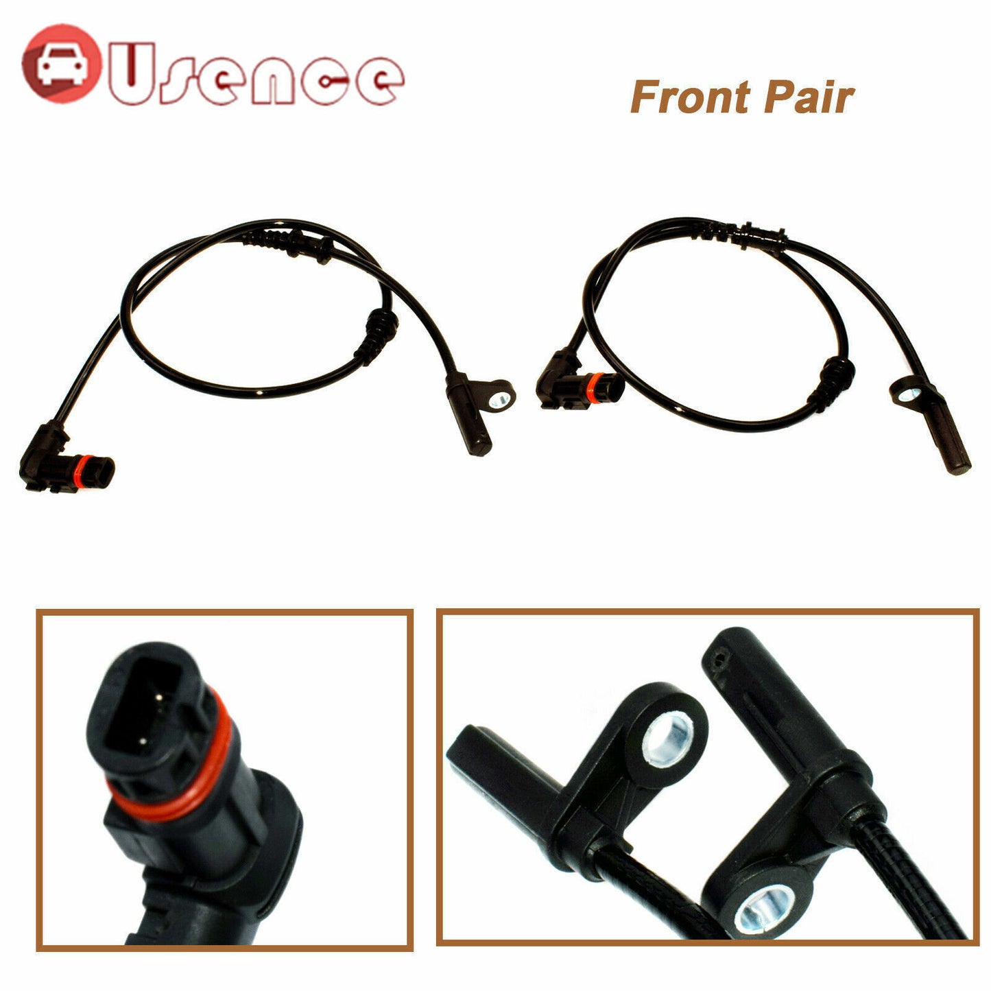 2Pcs Front Left Or Right ABS Speed Sensor for Mercedes-Benz W204 C250 2045400117
