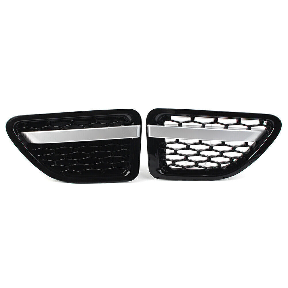 Black Silver Front Fender Air Vent Grille Grill Fit for Land Rover for Range Rover Sport
