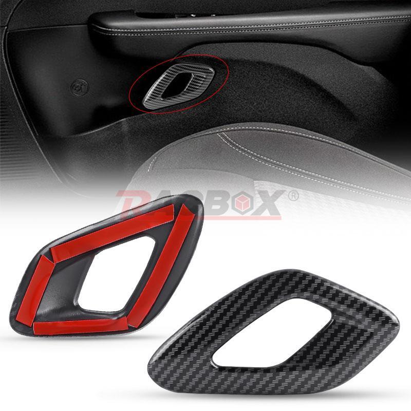 Carbon Fiber Inner Door Handle Cover Trim Accessories for Dodge for Challenger 2015+