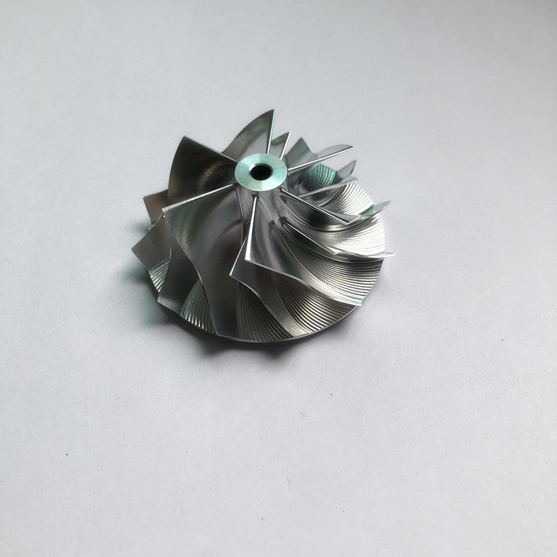 TD03 14T close 39.55/51.00mm 6+6 blades Turbo Billet compressor wheel